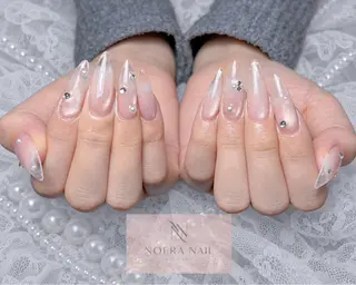 ネイル NOERA NAIL チップ長さ出し大塚店のネイルデザイン