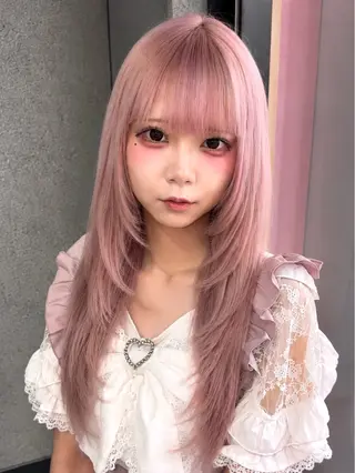 ロング カラー 🦋色落ちまで綺麗に 🦋KOKIのヘアスタイル