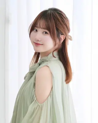 セミロング 大人可愛い顔周り・ 縮毛矯正/ショウのヘアスタイル