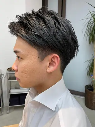 ショート パーマ メンズ 似合わせショート×透 明感/やじまたかしのヘアスタイル