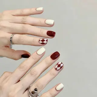 ネイル ネイル💕& まつ毛パーマのネイルデザイン