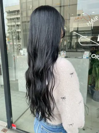 ロング 杉田 竜希のヘアスタイル