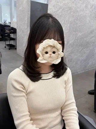 ミディアム Core　山下 このはのヘアスタイル