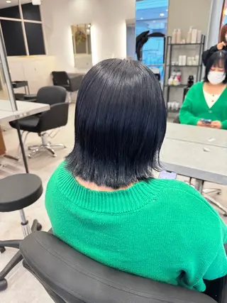 ミディアム 🫧透明感カラー🫧 ロン毛美容師のヘアスタイル