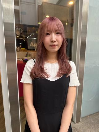 ロング カラー 横地 凌のヘアスタイル