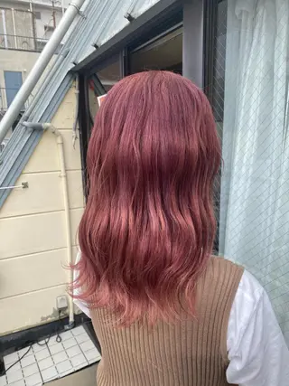 ロング カラー ヘアアレンジ レイヤーカット×髪質 改善🇰🇷シオリのヘアスタイル