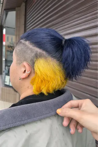メンズ ブリーチカラー/草薙 MARU🌼のヘアスタイル