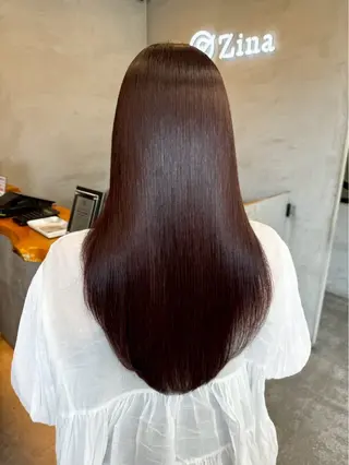 ロング Zina浦和💋 リアのヘアスタイル