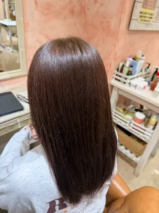 セミロング カラー 🩶透明感･艶カラー 🩶ひいな🩶のヘアスタイル