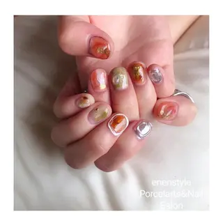 ショート ネイル 🐾enen style 🐾のネイルデザイン