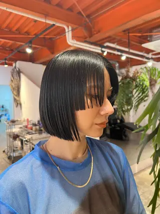 安谷 彩香のヘアスタイル