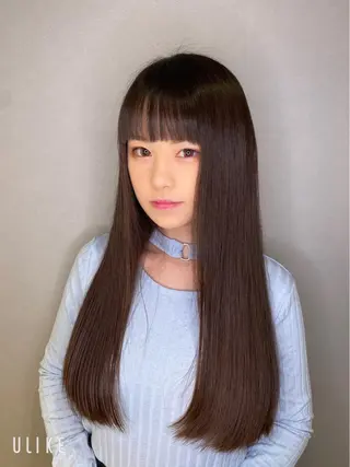 ロング unopulir 景山 凌のヘアスタイル
