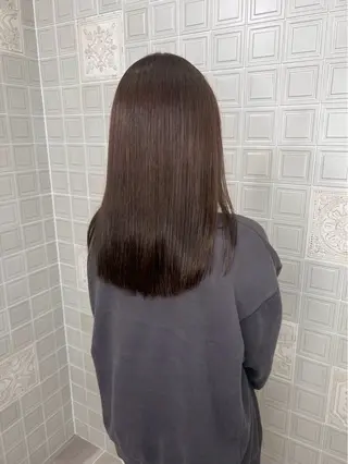 ロング カラー Hinata🌼 カラー、縮毛矯正🎀のヘアスタイル