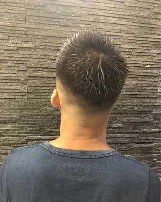 ショート パーマ メンズ 木村 りきのヘアスタイル