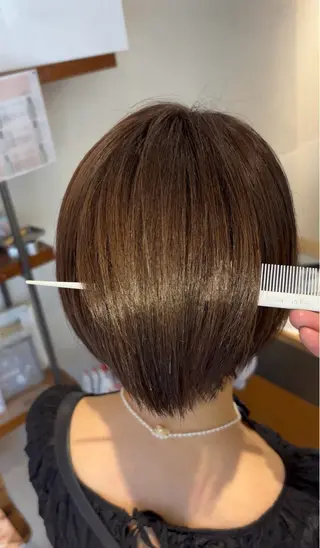 ショート 髪質改善/縮毛矯正 透明感カラー/スバルのヘアスタイル