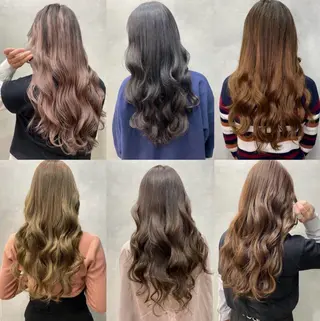 ロング カラー ヘアアレンジ FAAM Tsuneのヘアスタイル