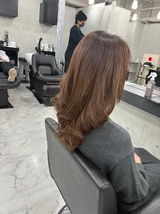 ロング Endearing 🌟銀座のヘアスタイル