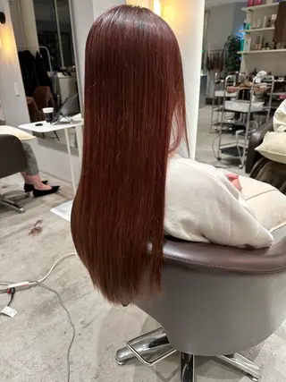 ミディアム 髪質改善ストレート 中林優太のヘアスタイル