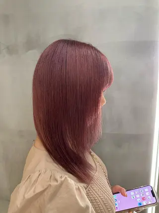 ロング カラー メンズパーマ特化/ シャドウ/波巻/陸翔のヘアスタイル
