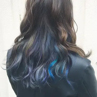 ロング カラー 🌛ダブルカラー 🌜SAYAKAのヘアスタイル