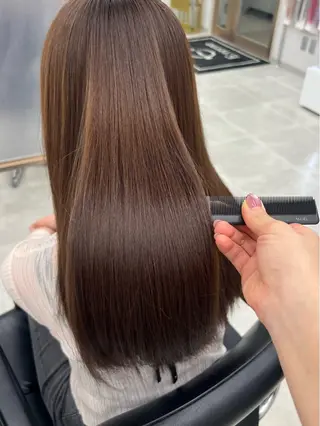 セミロング 🤍透明感カラー︎ 🤍YUURI🤍のヘアスタイル