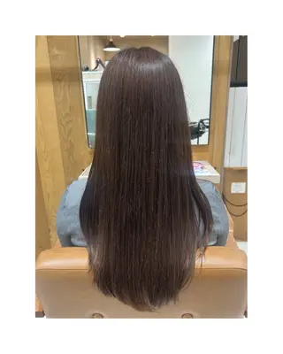 ロング 艶カラー&ストレート ✨️ほのか☺︎″のヘアスタイル