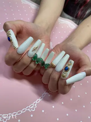 ロング ネイル 《LB》ラブリエ Nail&eyeのマツエク・マツパデザイン