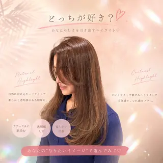 ロング カラー 🍒ハイレイヤー🍒 海外ヘア🍒Momoのヘアスタイル