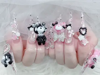 ネイル MoMoA Nail ネイル長さ出し専門店のネイルデザイン