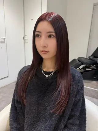 ミディアム カラー 💎透明感カラー特化 💎TAISEIのヘアスタイル