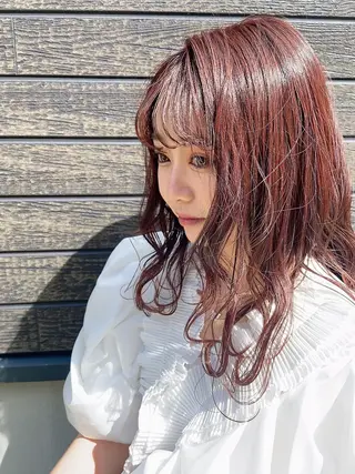 カラー 優子/ 似合わせカットカラーのヘアスタイル
