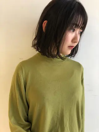 ミディアム カラー 白髪ぼかし/ショート /ミニボブだいじのヘアスタイル