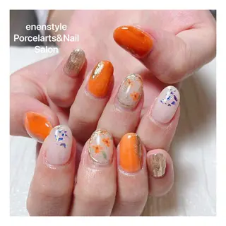 ミディアム ネイル 🐾enen style 🐾のネイルデザイン