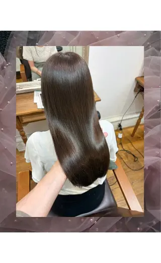 カラー みゆ💖💫透明感 カラー／ヘアアレンジのヘアスタイル