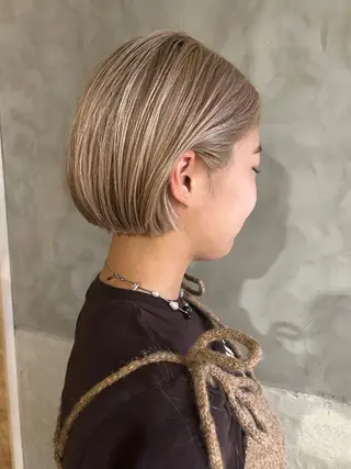 ショート カラー ayane⭐️ボブ・ ショート・パーマのヘアスタイル