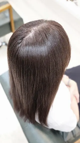 セミロング 林慶吾/ショート /ダメージレスカラーのヘアスタイル