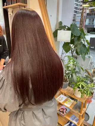 ロング カラー 東 史夏のヘアスタイル