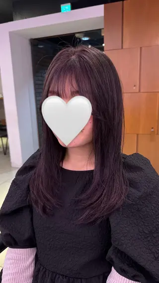 ロング シカダ ココア🦌のヘアスタイル