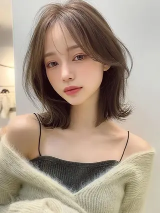 ミディアム FOCUS JAPAN2のヘアスタイル