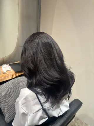 ロング カラー あずま みはなのヘアスタイル