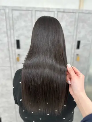 ロング パーマ ゆな/髪質改善 ・透明感カラー🎀のヘアスタイル
