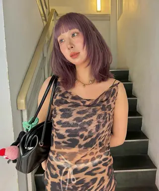 ミディアム fev nanaのヘアスタイル