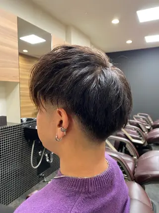 ショート メンズ メンズパーマモデル 大募集中のヘアスタイル