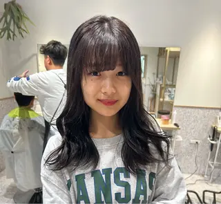 カラー ヘアアレンジ ♡透明感カラー★ ネイル/しの♡のヘアスタイル