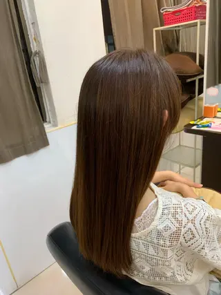 ロング カラー 大人デザイン 🍃MORIKA🍃のヘアスタイル