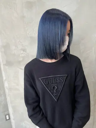 ショート カラー レイヤー似合わせ 透明感カラーりきやのヘアスタイル