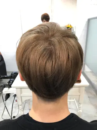 ショート カラー メンズ hair care ACRO店長 谷のヘアスタイル