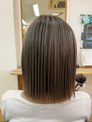 ミディアム 岩下 葉平(店長)のヘアスタイル