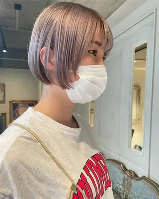 ミディアム カラー yajima Moemiのヘアスタイル