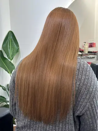 ロング SEAM アキホのヘアスタイル